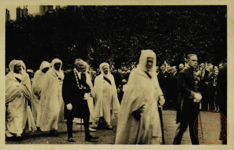 Funérailles Nationales du Maréchal Lyautey à Nancy le 02 août 1934 - Les Notabilités Marocaines