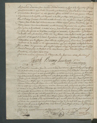 État civil : Registre d'état civil : naissances (1798-1799)