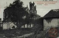La Guerre en Lorraine en 1914-15-16.- GERBEVILLER.- Après le bombardement, L'Eglise.