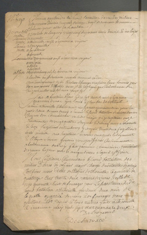 Registre d'étape de la place de Thionville (11742-1757)