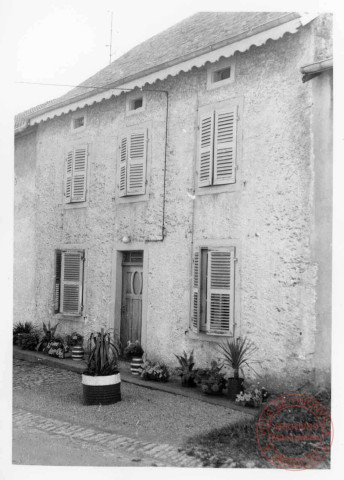 Maison située à Basse-Rentgen, lieu exact non identifié