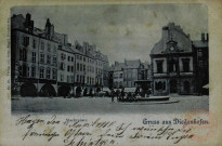 Gruss aus Diedenhofen - Marktplatz