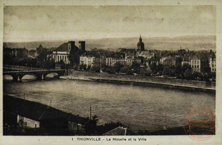 Thionville : La Moselle et la Ville