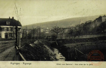 Algringen - Blick vom Bahnhof / Algrange - Vue prise de la gare