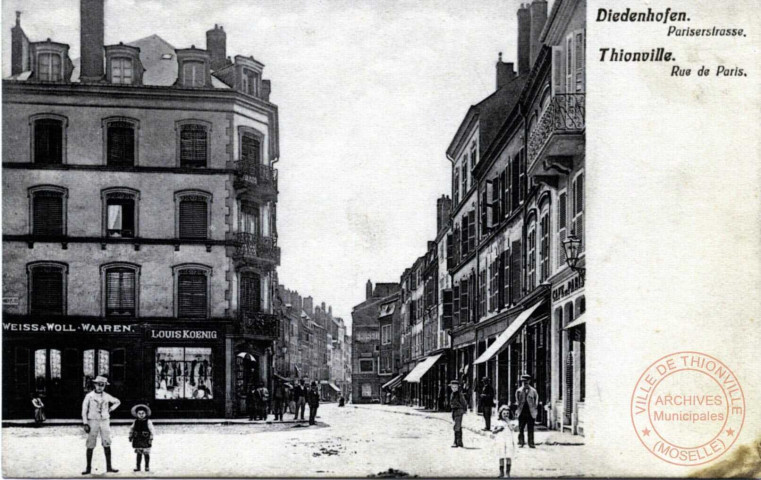 Diedenhofen - Pariserstrasse / Thionville - Rue de Paris