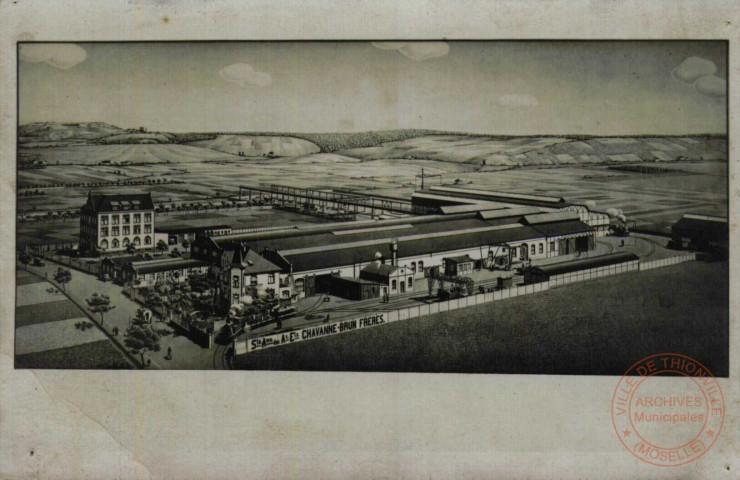 [Thionville - Usine Chavanne-Brun, route de la Briquerie]