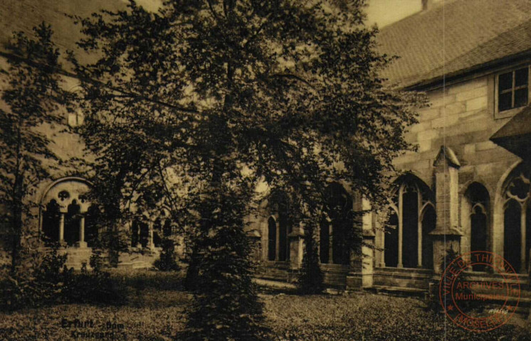 Erfurt,dom Kreuzgang