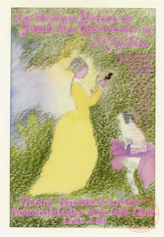 Théâtre Populaire de Lorraine et Maison de la Culture de Seine Saint-Denis : essais d'affiches pour le spectacle "Le juif Süss"