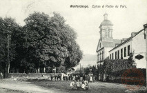 Walferdange. Eglise & Partie du Parc.