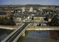 Thionville (Moselle) - Vue générale et le Pont des Alliés