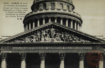 PARIS- Le Fronton du Panthéon