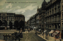 Frankfurt a.M. Der Schillerplatz mit Bibergasse