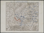 FIGURATIF DU PROJET DE MARCHES à effectuer par les armées du 3 au 8 août, en prévision de la bataille générale à livrer sur la Sarre le 9 août. Croquis N°4