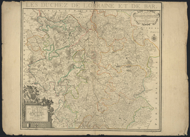 LES DUCHEZ DE LORRAINE ET DE BAR. LES EVECHEZ DE METZ, TOUL, ET VERDUN.