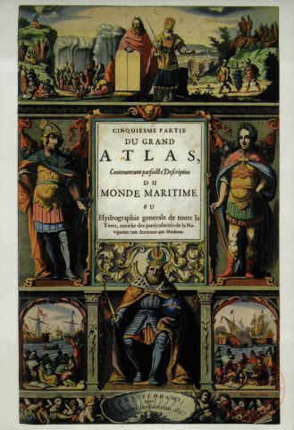 CINQUIESME PARTIE DU GRAND ATLAS, Contenant une parfaite Description du MONDE MARITIME ou Hydrographie générale de toute la Terre, enrichie des particularités de la Navigation tant Ancienne que Moderne.