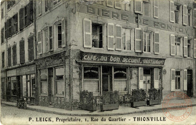 Thionville - Café Restaurant 'Au Bon Accueil'