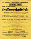 Affiche du concours local de pêche oarganisé par l'Association "La Fraternelle" (17 mai 1953)
