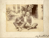 [Photographie de Léon, Jules et Charly Martha en 1907]