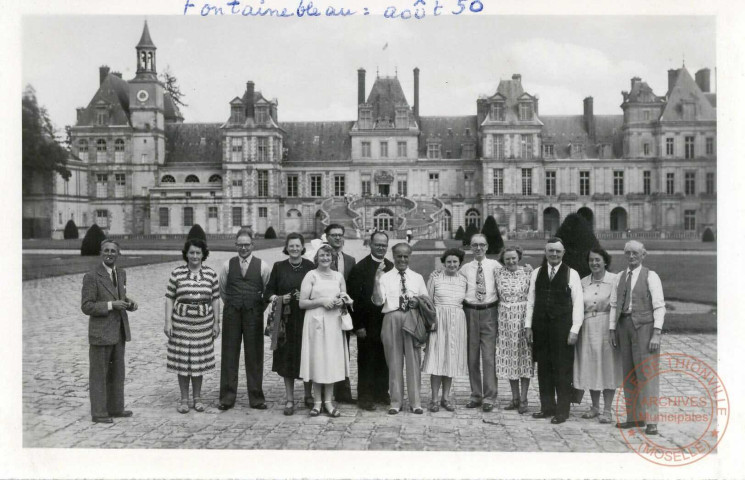 Fontainebleau: Août 1950