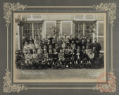 [Photo de groupe d'une classe thionvilloise en 1909]