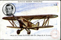 Avion de chasse Curtiss 500 CV. (Major W.A. Bishop)