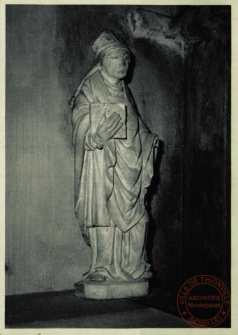 Eglise de Contrexéville - Statue de St Epvre (XVIe siècle)