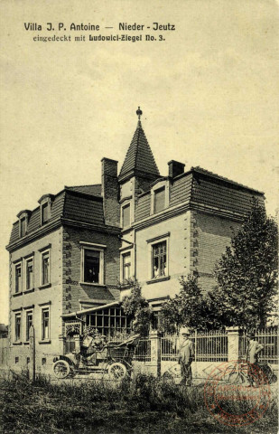 Villa J.P. Antoine - Nieder-Jeutz - eingedeckt mit Ludowici-Ziegel n°3