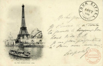 Tour Eiffel Août 1900.