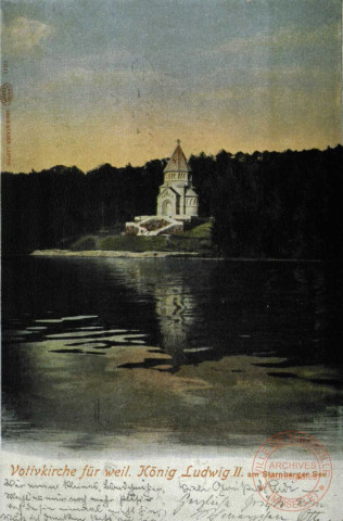 Votivkirche für weil. König Ludwig II.am Starnberger See.