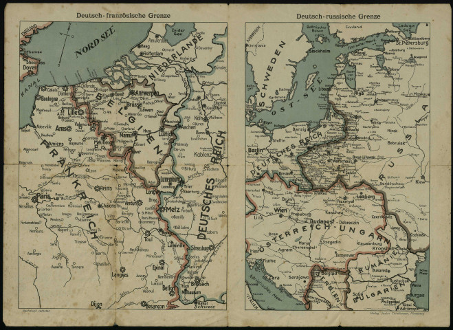 KRIEGSPLÄNE DER FRANZÖSICHEN UND RUSSISCHEN GRENZEN