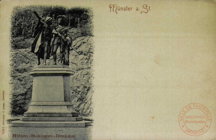 Münster a St. : Hutten-Sickingen-Denkmal