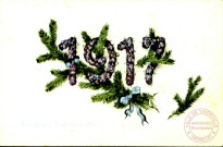Carte postale de vœux 1917