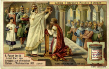6. Papst Leo III krönt Karl den Grossen zum römischen Kaiser. Weihnachten 800