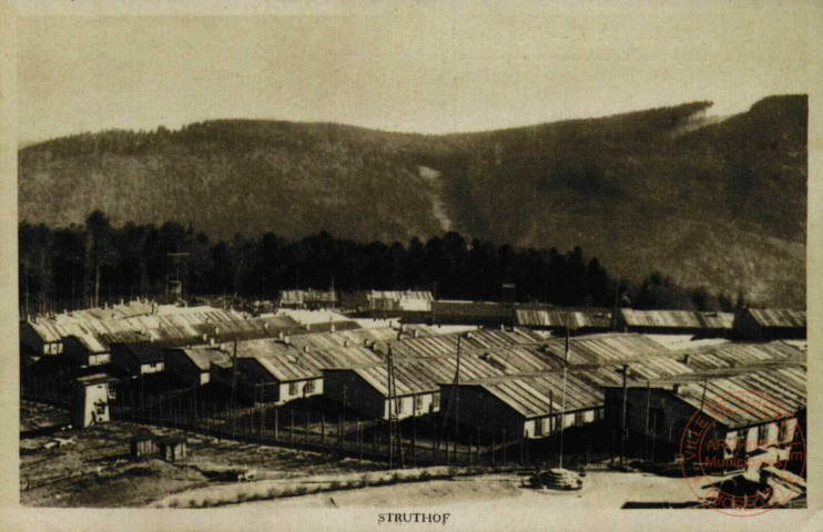 STRUTHOF - La Potence au camp de concentration allemand, Le four crématoire, table de dissection, barbelés