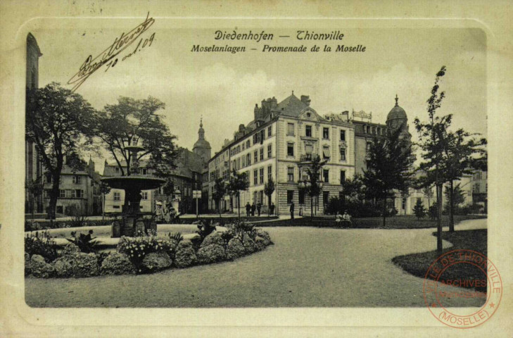 Diedenhofen - Moselanlagen / Thionville - Promenade de la Moselle