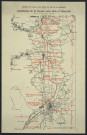 « CANALISATION DE LA MOSELLE ENTRE METZ ET THIONVILLE.».- Plan édité pour la société du canal des mines de fer de la Moselle.