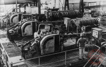 [Salle des machines de la mine de Algrange en 1960]