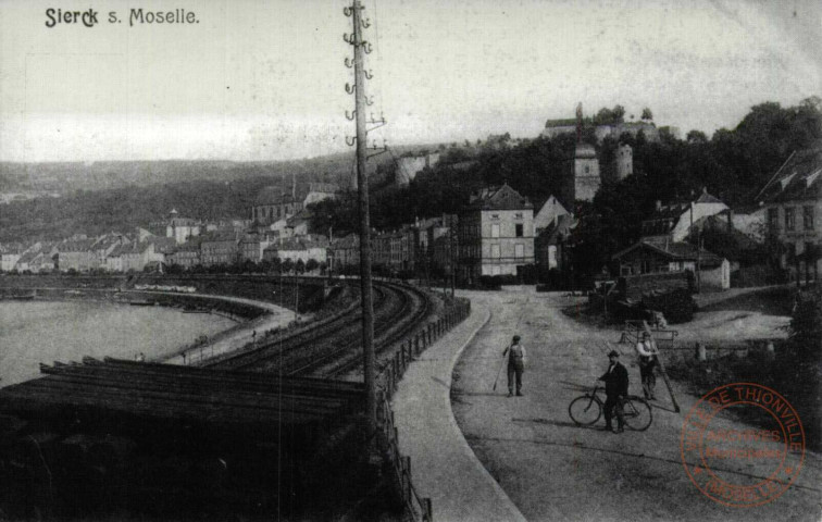 Sierck s. Moselle - Sierck en 1907 - La rue de la Gare