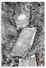 Bildstock situé à Himeling (commune de Puttelange-lès-Thionville). Croix des champs (idem 35Fi/840), état en juillet 1972