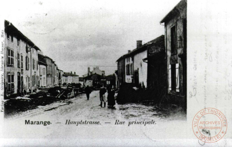 Marange - Hauptstrasse / Rue principale