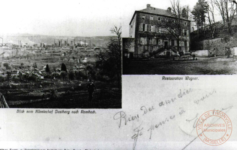 Blick vom Klosterhof Justberg nach Rombach - Restauration Wagner