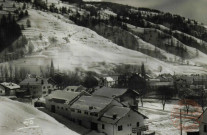 Les Hautes Alpes : Vallée du Queyras : Abriès (1538 m) : Vue générale