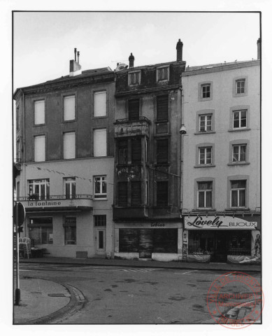 Thionville - Angle de la rue Georges Ditsch et la place du Marché