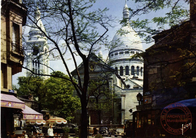 Paris - La Basilique du Sacré-Coeur et la Place du Tertre