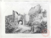 [Reproduction d'une aquarelle de Rodemack près Thionville en 1869]