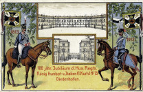 100 jähr. Jubiläum d. Hus. Regts. König Humbert v. Italien (1.Kurh) N°13 Diedenhofen - 1813-1913