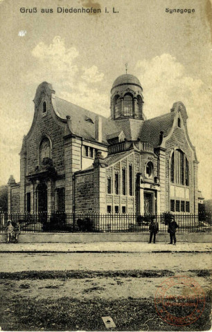 Gruss aus Diedenhofen. Synagoge