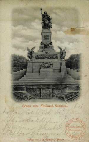 Gruss vom National-Denkmal