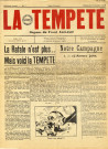 La Tempête. Organe Anti-Juif