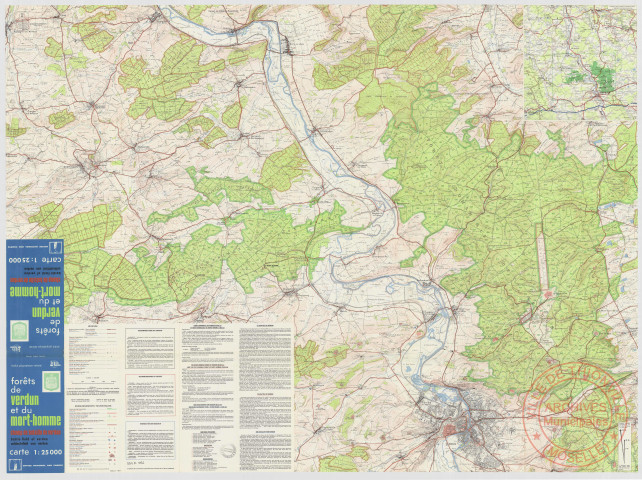 FORETS DE VERDUN ET DU MORT-HOMME. CHAMP DE BATAILLE DE VERDUN